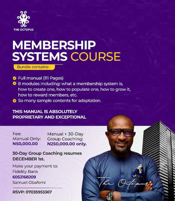 Membership Systems Course